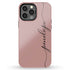 Personalized Name Calligraphy iPhone Case